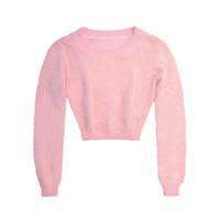 FURRY LONG SLEEVE TOP (CLICK FOR MORE COLORS) - Thumbnail 2