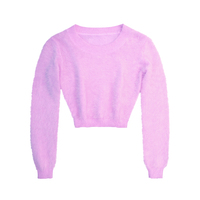 FURRY LONG SLEEVE TOP (CLICK FOR MORE COLORS) - Thumbnail 3