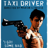 Taxi Driver - Mounted Canvas Wrap - Thumbnail 1
