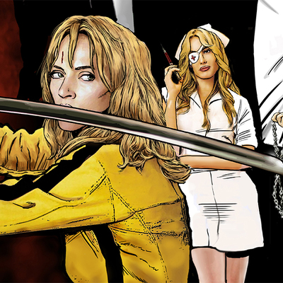 The tarantinoverse  - art print 