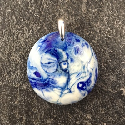 Arctic Fog Glass Pendant Medium