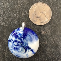 Arctic Fog Glass Pendant Medium - Thumbnail 1