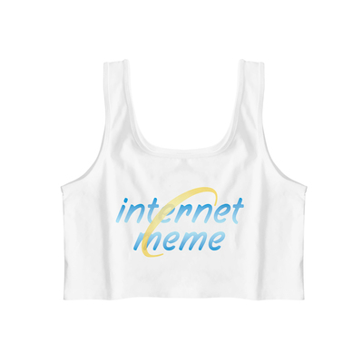 INTERNET MEME CROP TANK