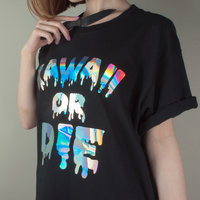 KAWAII OR DIE TEE - Thumbnail 1