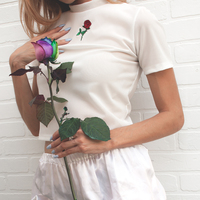 ROSE TOP WHITE - Thumbnail 3
