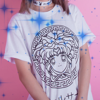 USAGI VERSACE TEE WHITE - Thumbnail 1