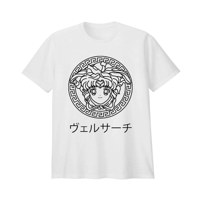 Usagi versace tee white - Thumbnail 5