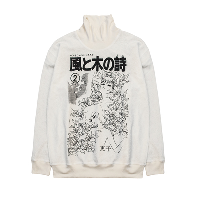 Kaze to ki no uta turtule neck light sweater