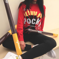 POCKY JACQUARD SWEATER-CHOCOLATE - Thumbnail 1