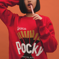 POCKY JACQUARD SWEATER-CHOCOLATE - Thumbnail 2