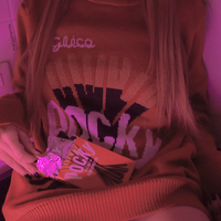 POCKY JACQUARD SWEATER-CHOCOLATE - Thumbnail 4