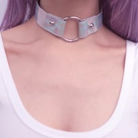 SILVER LASER CHOKER - Thumbnail 1