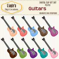 Guitars (ClipArt Set) - Thumbnail 2