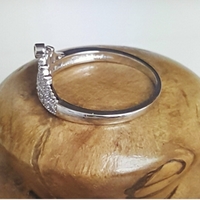 Tiara Ring - Rosegold Tiara Crown Ring - Silver Tiara Crown Ring - Quinceañera Ring - Sweet 16 Ring - Gift for her- Promise Anniversary Ring - Thumbnail 2