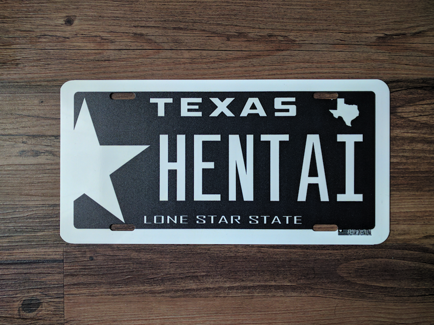 Image of Texas HENTAI Plate
