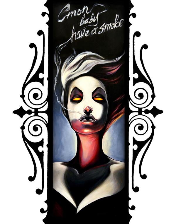 'Human Ashtray' 8x10 fine art print