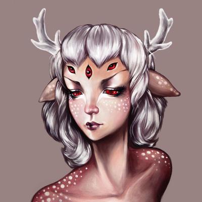 'caribou' 8x10 fine art print - Thumbnail 2