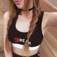 FREAK SPORTS BRA BLACK - Thumbnail 1
