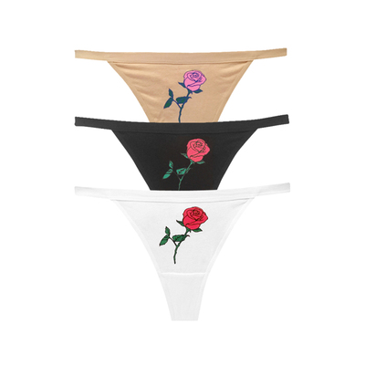 Rose thong 3piece set - Thumbnail 3