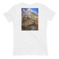 15 minutes tear away tag Women's t-shirt by Michael David - Thumbnail 1