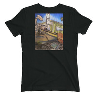 15 minutes tear away tag Women's t-shirt by Michael David - Thumbnail 3