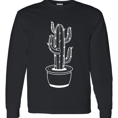 Cactus ladies crew neck sweatshirt # 3005