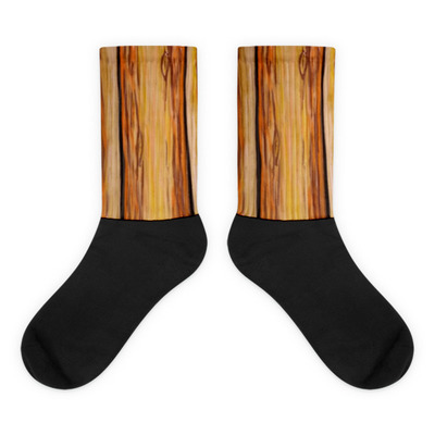 Wood black foot socks by michael david - Thumbnail 4