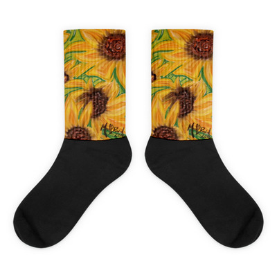 The Sunnies Signature Black foot socks by Michael David