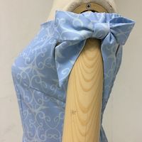 BM70 cinderella inspired dress disneybound princess off shoulder SML blue bow - Thumbnail 3