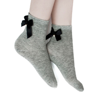 BOW SOCKS (CLICK FOR 3 COLORS) - Thumbnail 4
