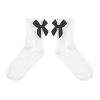 BOW SOCKS (CLICK FOR 3 COLORS) - Thumbnail 1