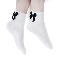 BOW SOCKS (CLICK FOR 3 COLORS) - Thumbnail 3
