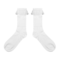 FRILL TOP SOCKS (CLICK FOR 2 COLORS) - Thumbnail 1