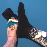 KANAGAWA WAVES SOCKS - Thumbnail 4