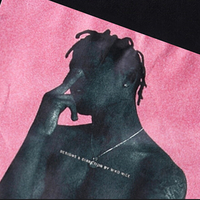 TRAVIS SCOTT TEE IN BLACK - Thumbnail 1