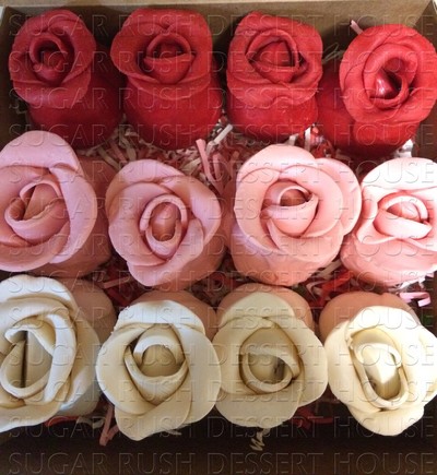 Chocolate Covered Strawberry Roses (IE, OC & LA counties only)