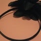 Black Flower & Pearl Headband - Thumbnail 1