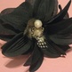 Black Flower & Pearl Headband - Thumbnail 3