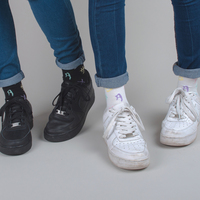 KATAKANA SOCKS WHITE - Thumbnail 2