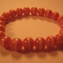 Red Cat's Eye Stretch Bracelet