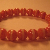 Red Cat's Eye Stretch Bracelet