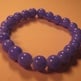 Blue Glass Stretch Bracelet - Thumbnail 1