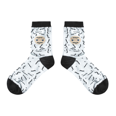 Sad line socks