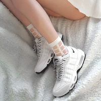 SHEER PATTERNED SOCKS GRID - Thumbnail 4