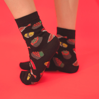 SUSHI SOCKS BLACK - Thumbnail 1