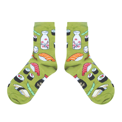 Sushi socks green