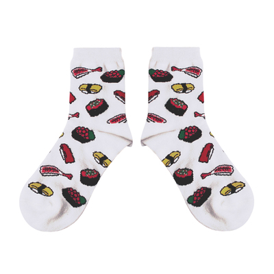 Sushi socks white