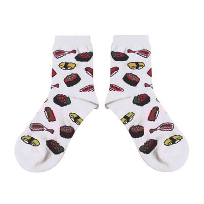 SUSHI SOCKS WHITE