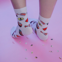 SUSHI SOCKS WHITE - Thumbnail 2