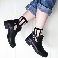 VERTICAL STRIPED SOCKS (CLICK FOR 2 COLORS) - Thumbnail 2